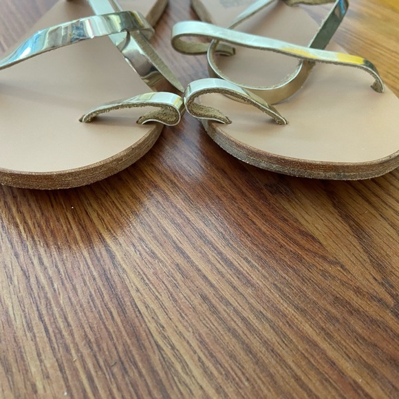 SALE Ancient Greek Sandals Gold Elefteria - Picture 3 of 6
